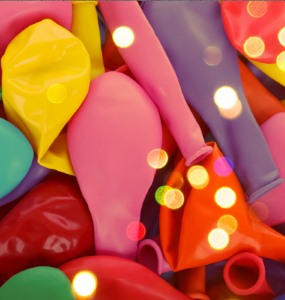 Luftballons für ein Fest