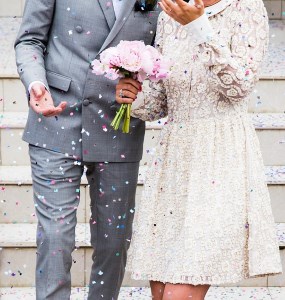 Die Freude, eine Hochzeit zu feiern